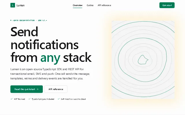Preview of the Documentation template