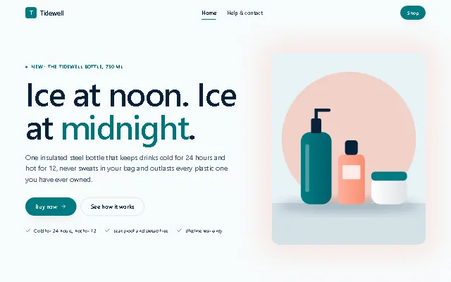 Preview of the Product launch template