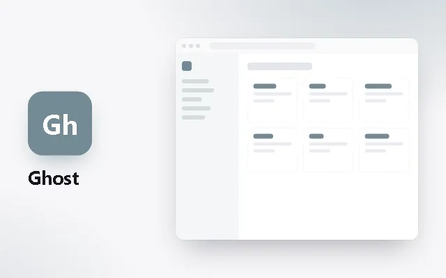 Preview of the Ghost template