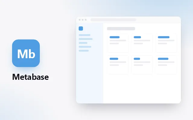 Preview of the Metabase template