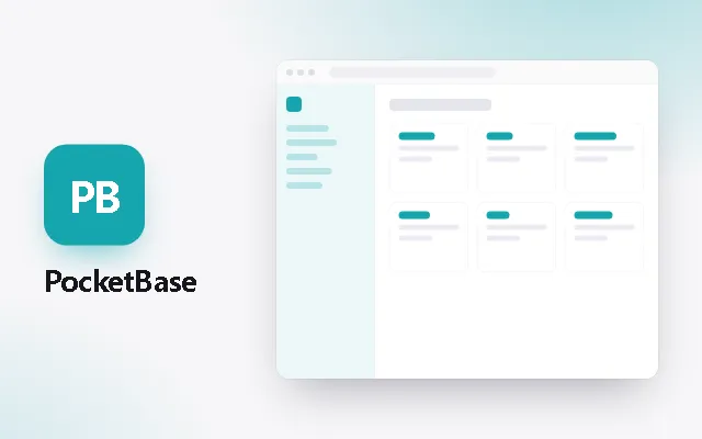 Preview of the PocketBase template
