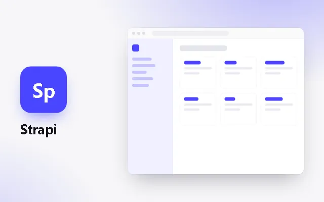 Preview of the Strapi template